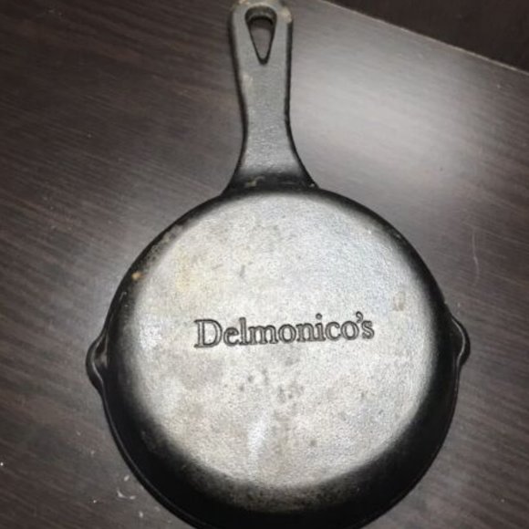 Delmonico's Dining Delmonicos 6 Inch Cast Iron Skillet Frying Pan